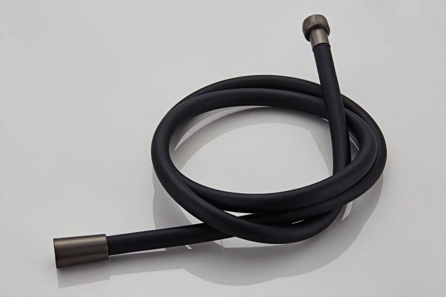 SaniClear Doucheslang Iron Pro | 150 cm | Messing | Glad | Gunmetal zwart mat