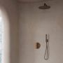 SaniClear Regendouche set Antique | Inbouw | 20 cm | Thermostaatkraan | Rond | Verouderd messing - Thumbnail 1