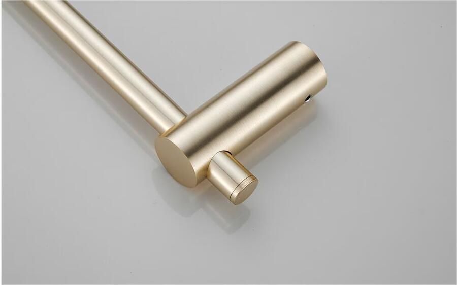 SaniClear Academy reserverol houder dubbel Geborsteld messing mat goud - Foto 2