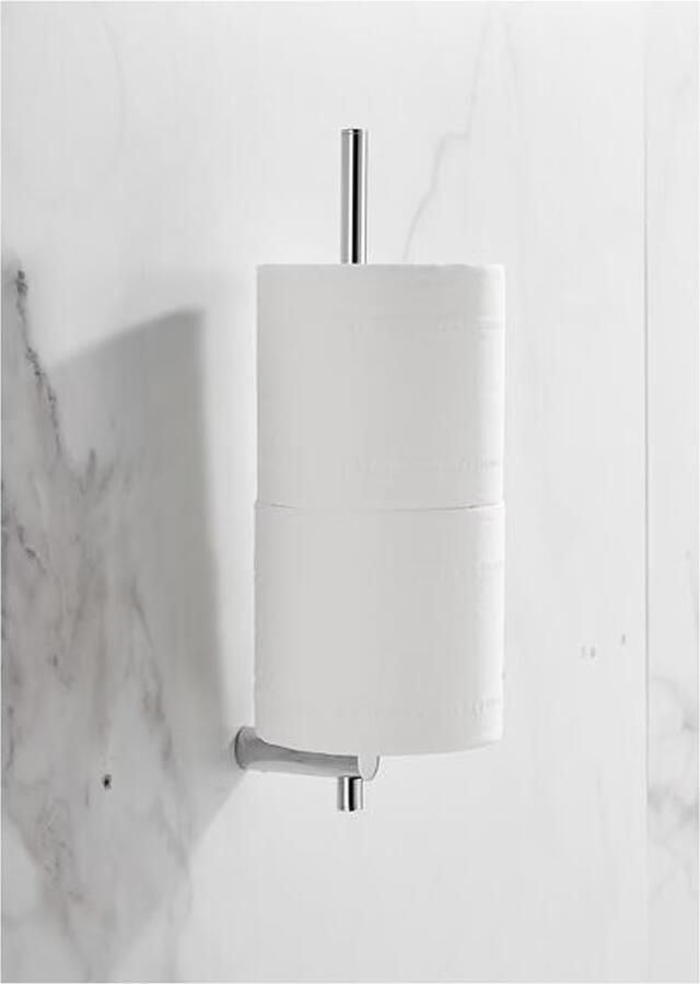 SaniClear Academy reserverol houder dubbel chroom