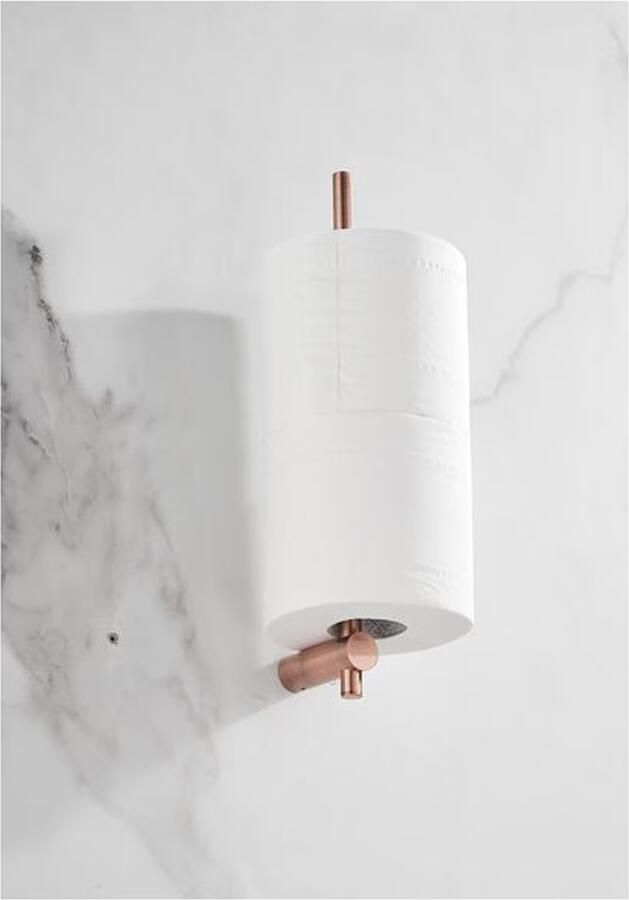 SaniClear Academy reserverol houder dubbel geborsteld koper - Foto 3