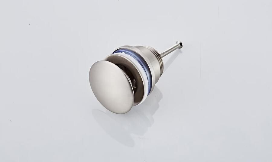 SaniClear Afvoerplug Inox | 5 4" | Click waste | RVS-304 | Rond | RVS look - Foto 2