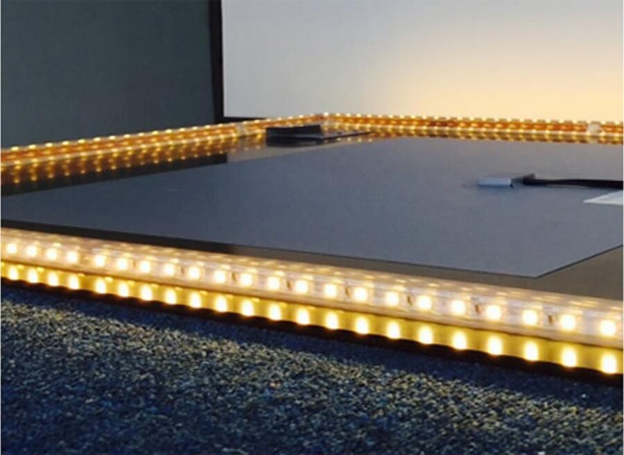 SaniClear Badkamerspiegel Aspen | 120x70 cm | Rechthoekig | Directe LED verlichting | Touch button | Met verwarming - Foto 2