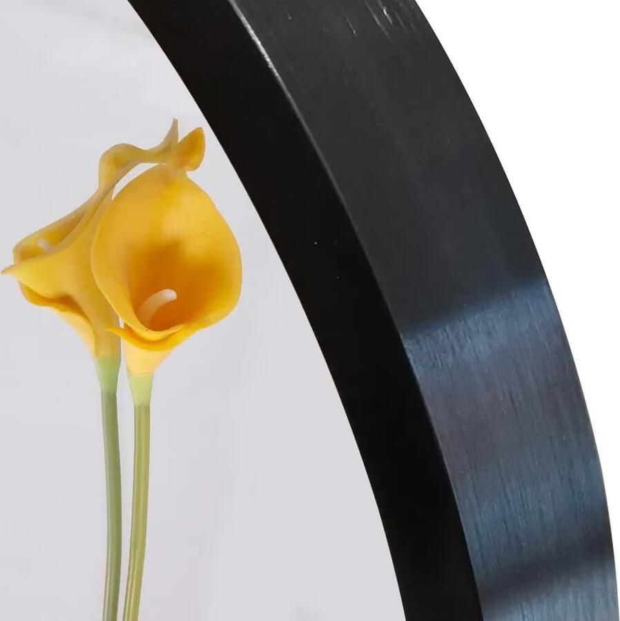 SaniClear Badkamerspiegel Denver | 50x100 cm | Set van 2 | Indirecte verlichting | Touch button | Met spiegelverwarming | Mat zwart