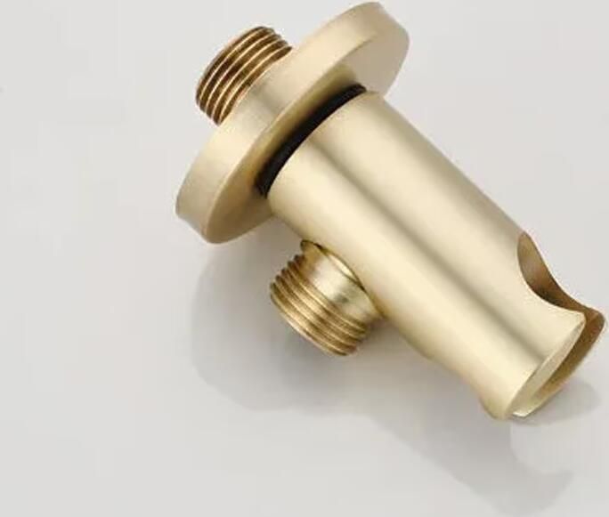 SaniClear Badkraan Brass | Inbouw | Thermostaatkraan | Incl.Inbouwdeel | 2-weg | Rond | Geborsteld Messing mat goud - Foto 2