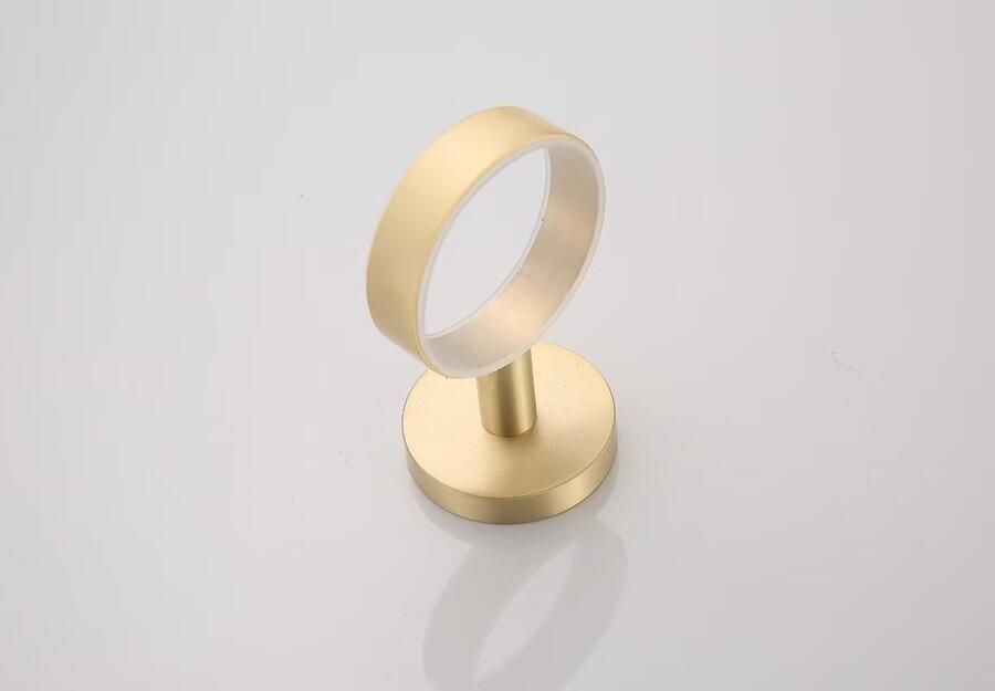 SaniClear Brass glashouder geborsteld messing mat goud - Foto 3