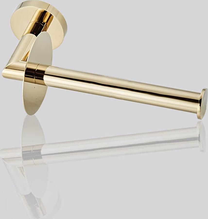 SaniClear Dorado dubbele reserverol houder goud glans