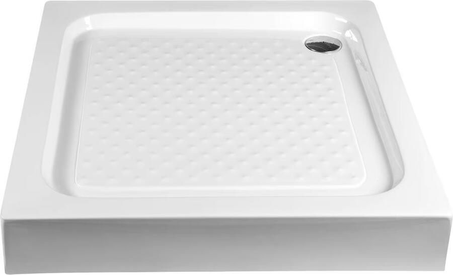 SaniClear Douchebak Tripoli | 90x90x15 cm | ABS | Excl.Afvoer | Vierkant | Wit - Foto 2