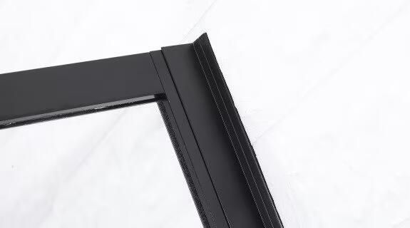 SaniClear Douchecabine Nero | 90x90x200 cm | 1 Draaideur | Mat zwart - Foto 2