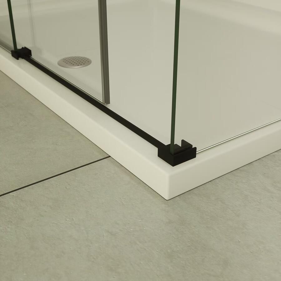 SaniClear Douchecabine Supreme | 110x80x200 cm | 1 Schuifdeur | Mat zwart - Foto 3