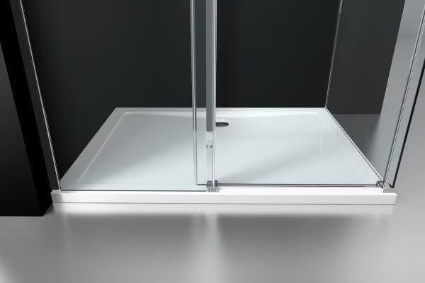 SaniClear Douchecabine Supreme | 120x90x200 cm | 1 Schuifdeur | Chroom - Foto 3