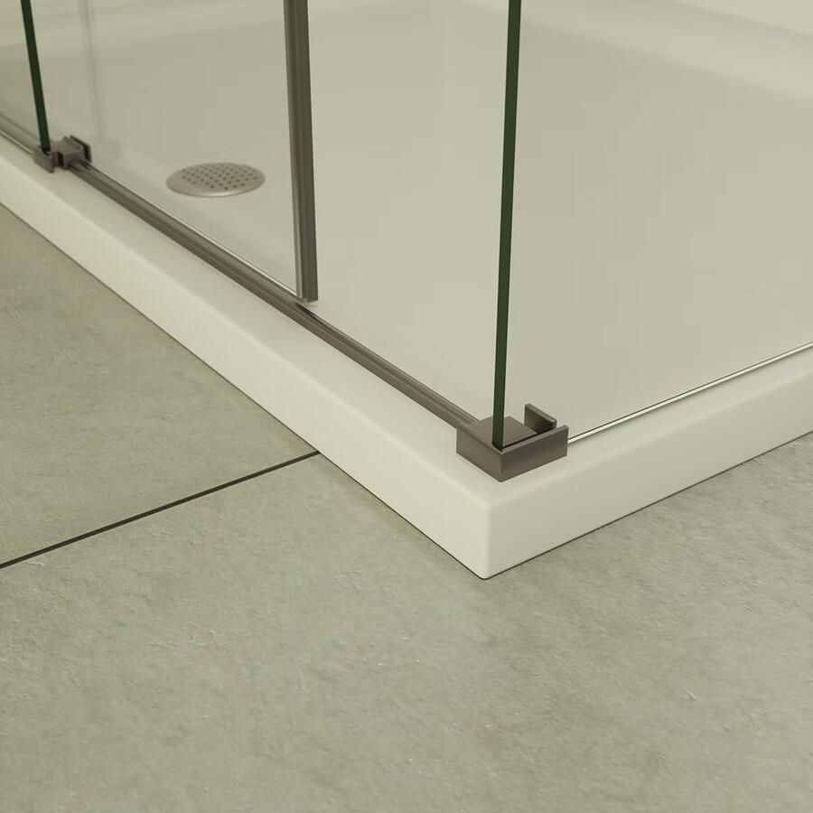 SaniClear Douchecabine Supreme | 120x90x200 cm | 1 Schuifdeur | Rvs look - Foto 3