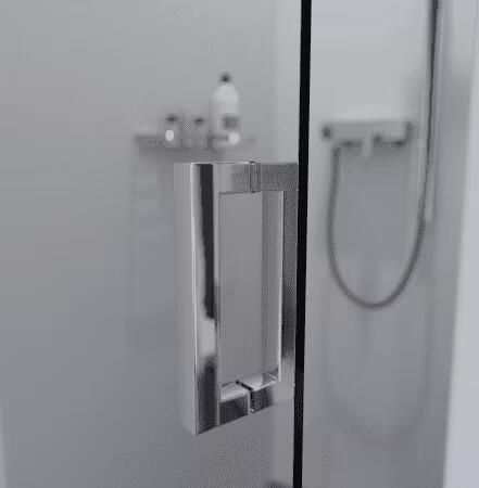 SaniClear Douchedeur Modern | 70x200 cm | Helder glas | Chroom beslag