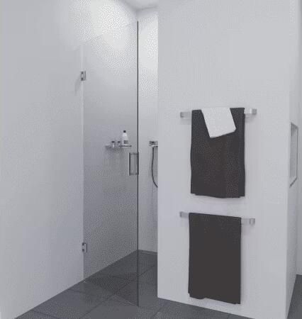 SaniClear Douchedeur Modern | 70x200 cm | Helder glas | Chroom beslag - Foto 2