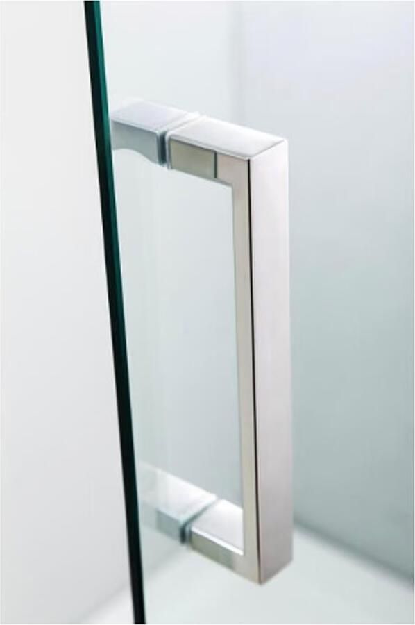 SaniClear Douchedeur Supreme | 90-100x200 cm | Helder glas | Chroom beslag - Foto 3