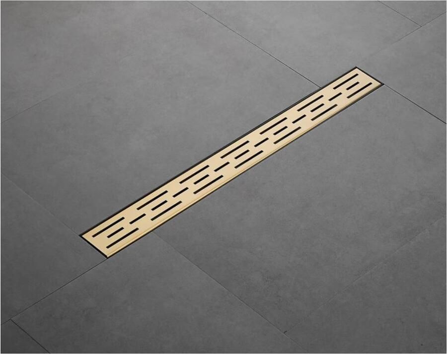 SaniClear Douchegoot rooster los Brass | 70 cm | Geborsteld messing