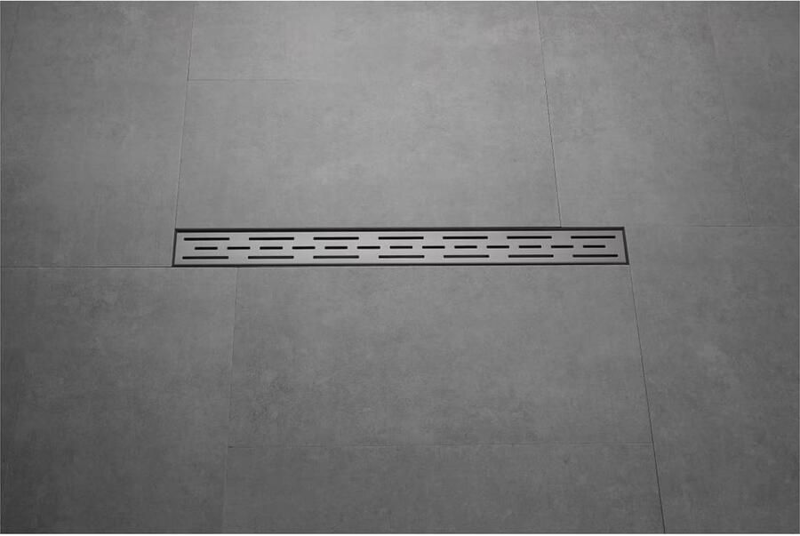 SaniClear Douchegoot rooster los Iron | 70 cm | Verouderd ijzer gunmetal