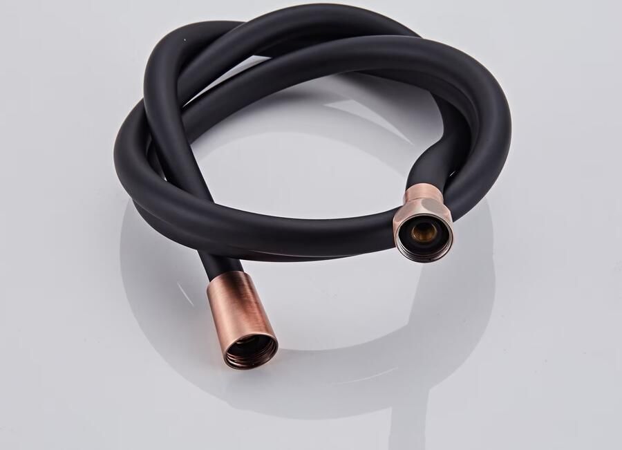 SaniClear Doucheslang Copper Pro | 150 cm | Messing | Glad | Geborsteld koper Zwart - Foto 2