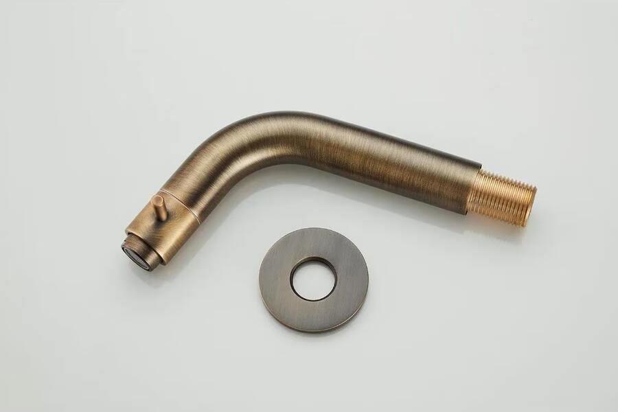 SaniClear Fonteinkraan Antique | Inbouw | Koudwater kraan | Excl.Inbouwdeel | Rond | Verouderd messing - Foto 2