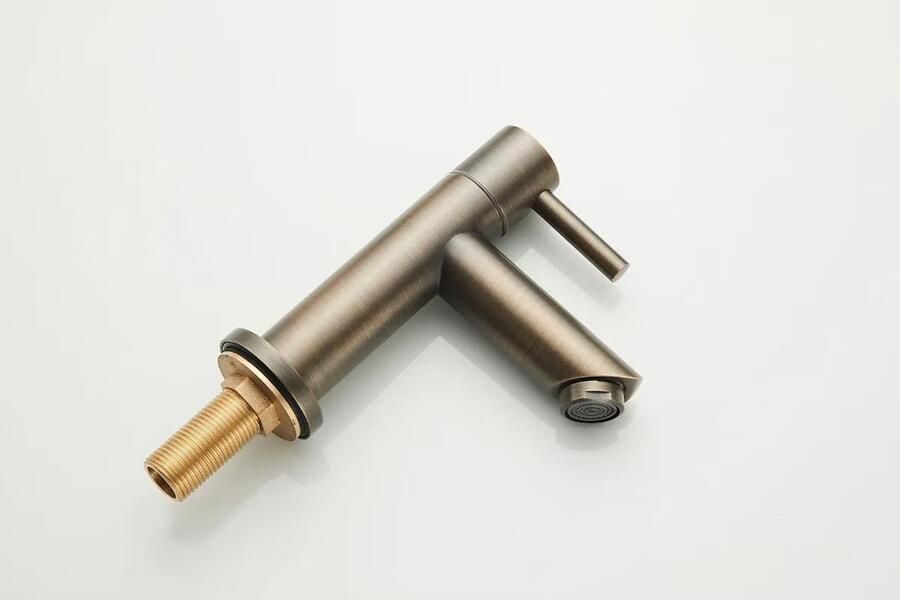 SaniClear Fonteinkraan Antique | Opbouw | Koudwater kraan | Standaard model | 1-hendel | Rond | Verouderd messing - Foto 3