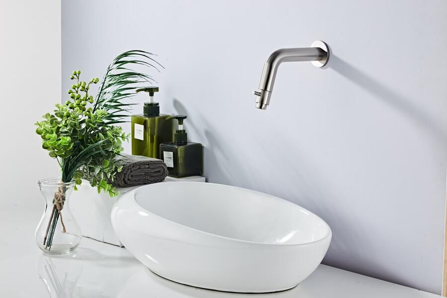 SaniClear Fonteinkraan Exclusive | Inbouw | Koudwater kraan | Excl.Inbouwdeel | Rond | RVS look - Foto 3