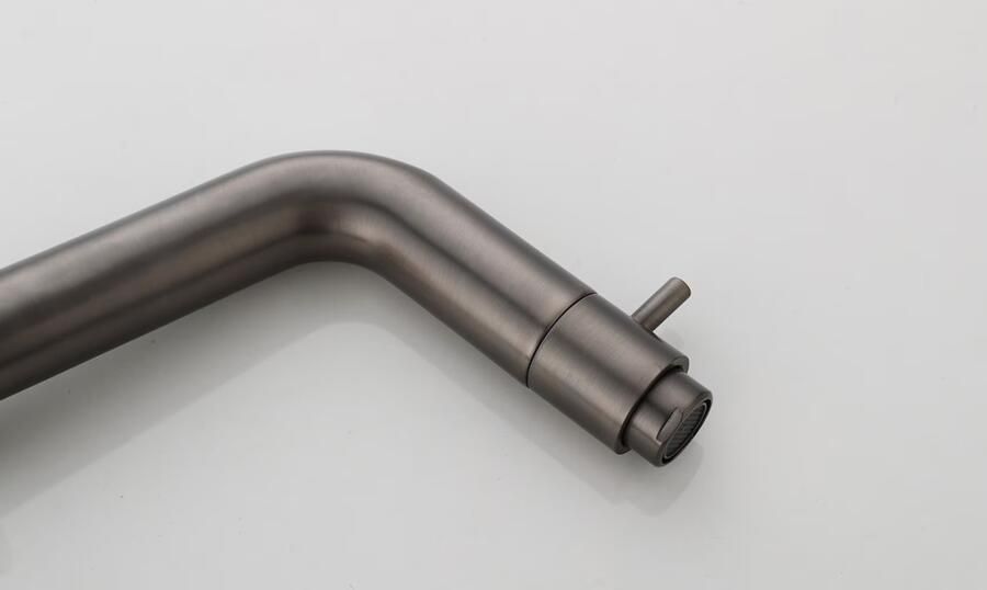 SaniClear Fonteinkraan Iron | Inbouw | Koudwater kraan | Excl.Inbouwdeel | Rond | Verouderd ijzer Gunmetal - Foto 3