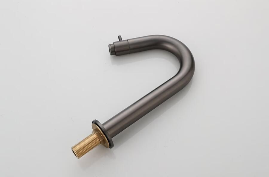 SaniClear Fonteinkraan Iron | Opbouw | Koudwater kraan | Standaard model | 1-knop | Rond | Verouderd ijzer Gunmetal