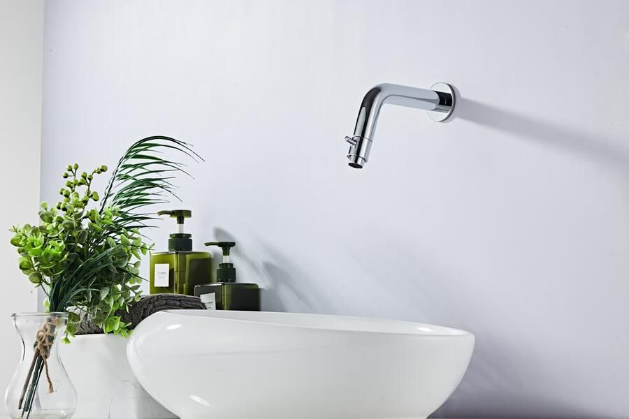 SaniClear Fonteinkraan Talpa | Inbouw | Koudwater kraan | Excl.Inbouwdeel | Rond | Chroom - Foto 2