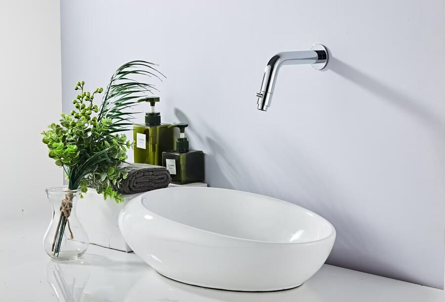 SaniClear Fonteinkraan Talpa | Inbouw | Koudwater kraan | Excl.Inbouwdeel | Rond | Chroom