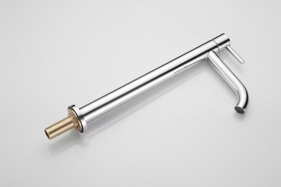 SaniClear Fonteinkraan Talpa | Opbouw | Koudwater kraan | Hoog model | 1-hendel | Rond | Chroom - Foto 3