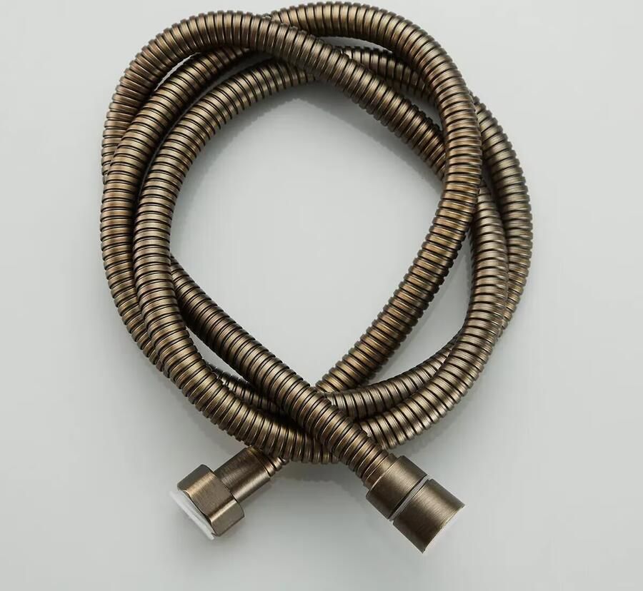 SaniClear Glijstang set Antique | 60 cm | Incl.Handdouche en Doucheslang | Verouderd messing