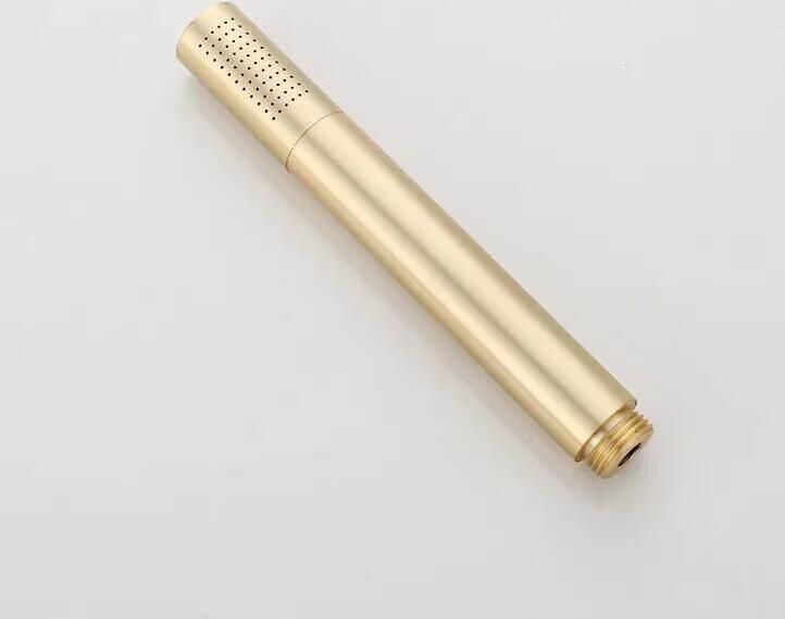 SaniClear Glijstang set Brass | 60 cm | Incl.Handdouche en Doucheslang | Geborsteld messing mat goud - Foto 3