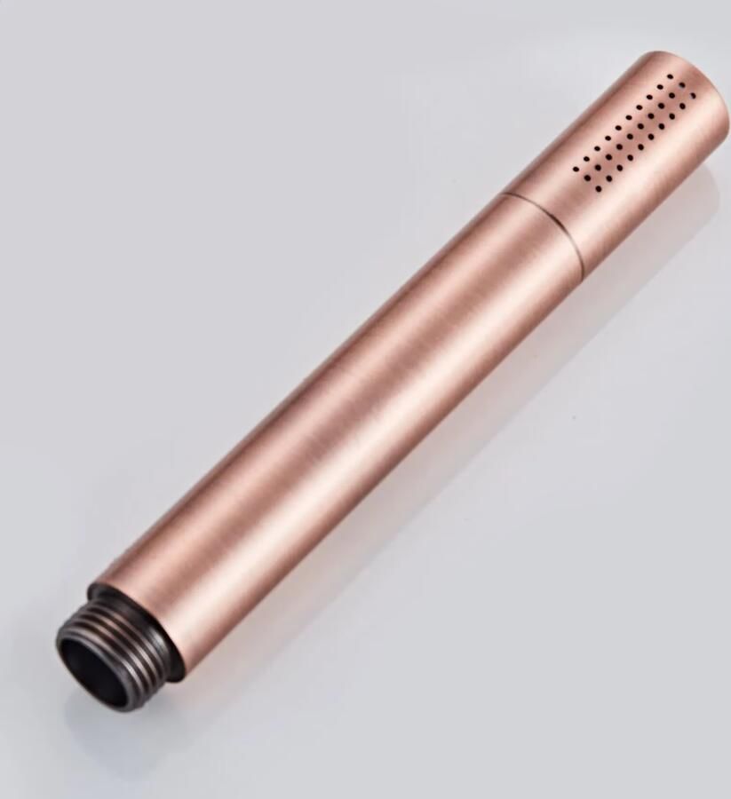 SaniClear Glijstang set Copper | 60 cm | Incl.Handdouche en Doucheslang | Geborsteld koper