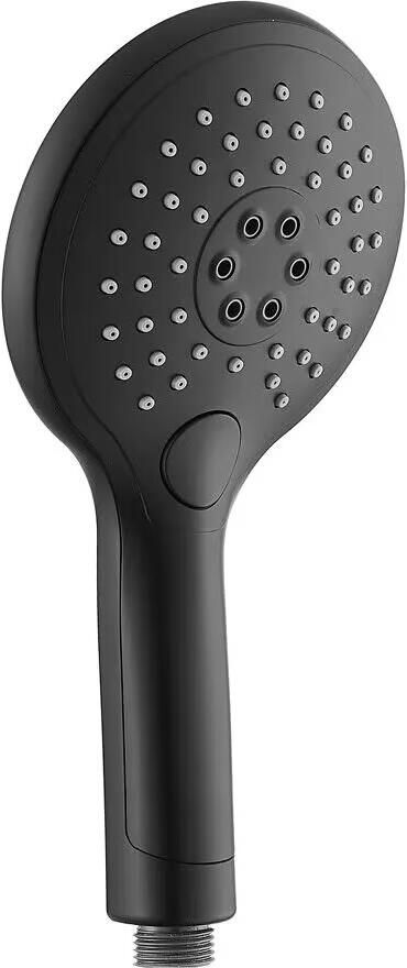 SaniClear Glijstang set Nero | 60 cm | Incl.Handdouche en Doucheslang | Mat zwart