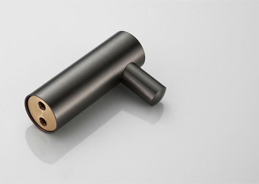 SaniClear Handdoek haak Academy | Wandmontage | 2 cm | Enkel haaks | Verouderd ijzer Gunmetal - Foto 2