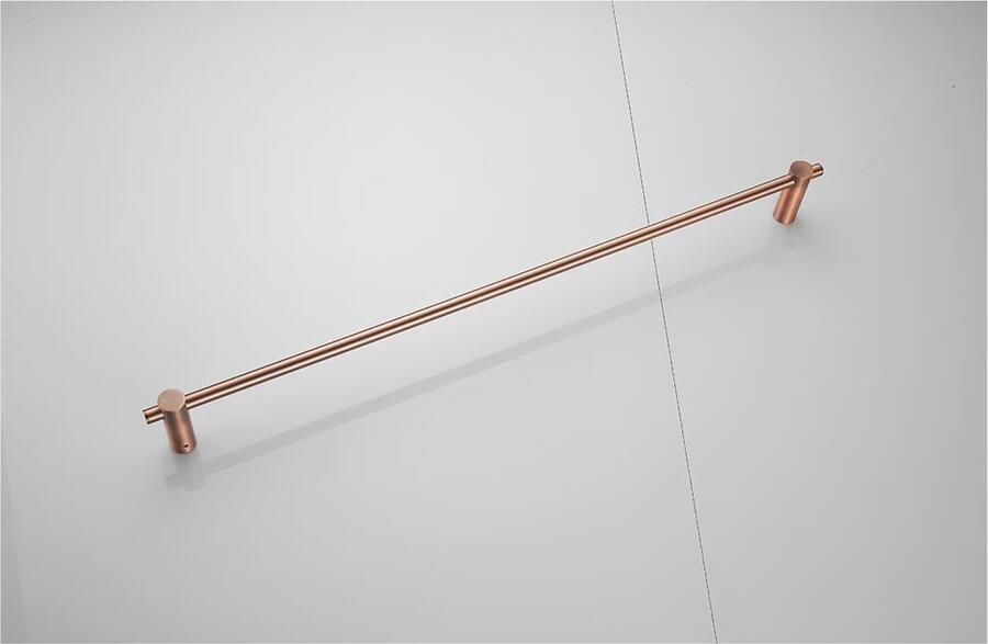 SaniClear Handdoek houder Academy | Wandmontage | 60 cm | Enkel houder | Geborsteld koper - Foto 3