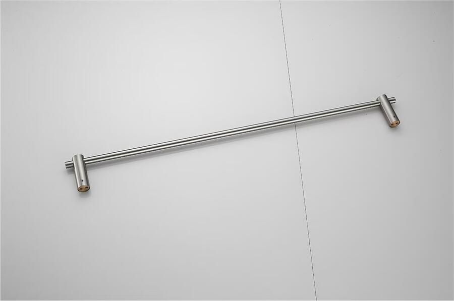 SaniClear Handdoek houder Academy | Wandmontage | 60 cm | Enkel houder | RVS look