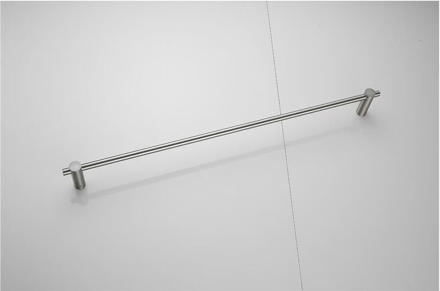 SaniClear Handdoek houder Academy | Wandmontage | 60 cm | Enkel houder | RVS look - Foto 2