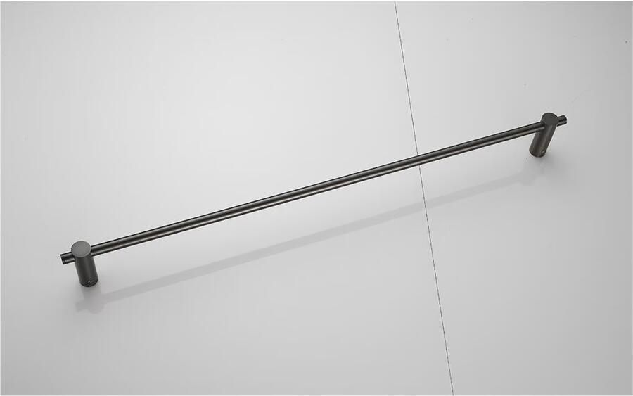 SaniClear Handdoek houder Academy | Wandmontage | 60 cm | Enkel houder | RVS look - Foto 3