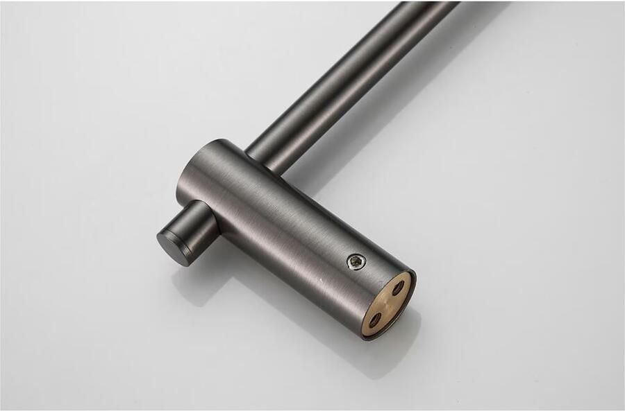 SaniClear Handdoek houder Academy | Wandmontage | 60 cm | Enkel houder | RVS look