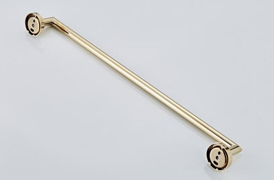 SaniClear Handdoek houder Dorado | Wandmontage | Messing | Rond | Goud glans - Foto 2