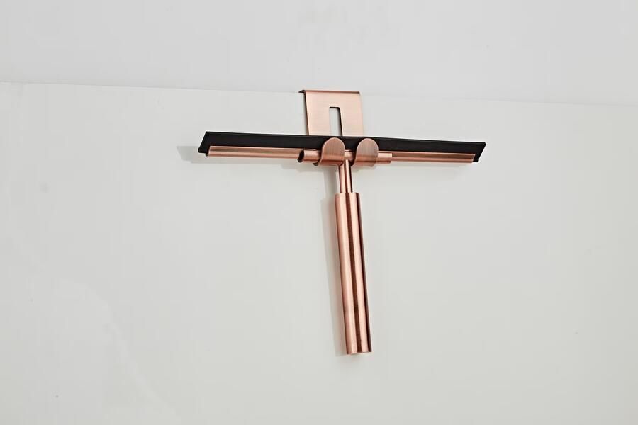 SaniClear Handwisser Copper | Incl.Haakje | Messing | Rond | Geborsteld koper