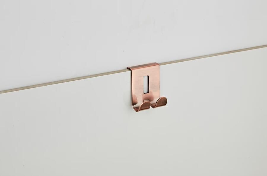 SaniClear Handwisser Copper | Incl.Haakje | Messing | Rond | Geborsteld koper - Foto 2