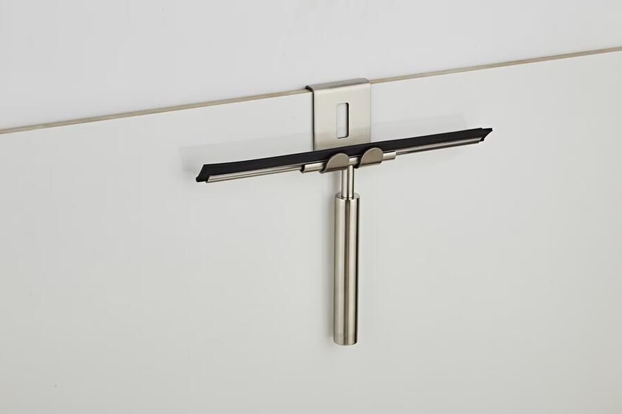 SaniClear Handwisser Inox | Incl.Haakje | Messing | Rond | RVS look