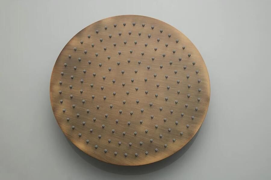 SaniClear Hoofddouche Antique | 30 cm | Rond | Verouderd messing - Foto 2