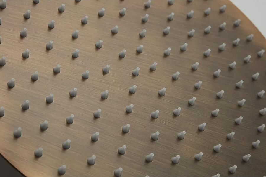 SaniClear Hoofddouche Antique | 30 cm | Rond | Verouderd messing - Foto 3