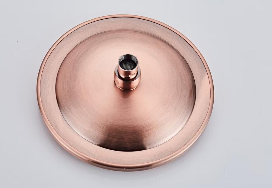 SaniClear Hoofddouche Copper | 20 cm | Rond | Geborsteld koper