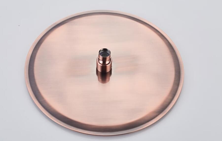 SaniClear Hoofddouche Copper | 30 cm | Rond | Geborsteld koper