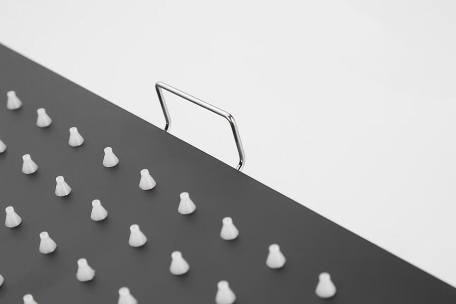 SaniClear Hoofddouche Cube | 30 cm | Vierkant | Mat zwart - Foto 2