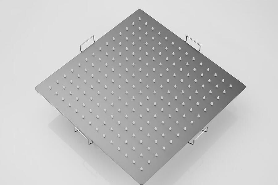 SaniClear Regendouche set Plus | Inbouw | 30 cm | Thermostaatkraan | Incl.Inbouwdeel | 2-weg | Vierkant | Verouderd ijzer gunmetal